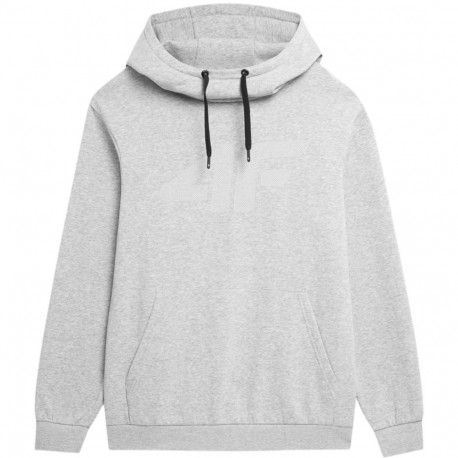 Bluza męska 4F chłodny jasny szary melanż H4L22 BLM352 27M 2XL