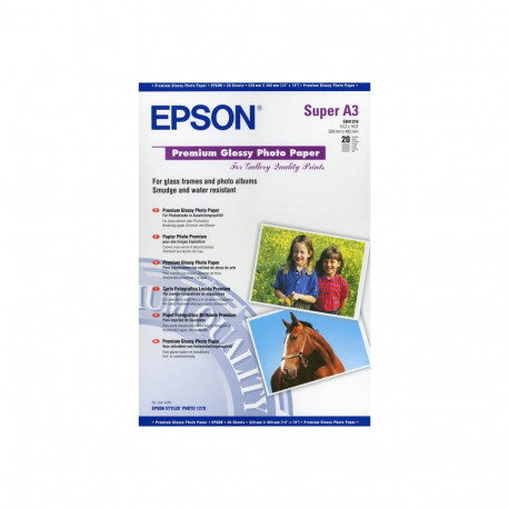 EPSON läikiv premium fotopaber A3+ 330x483mm 255g/m