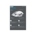 LOGITECH G502 X LIGHTSPEED - valge/CORE - EER2