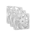 CORSAIR RS120 valge 120mm ventilaatorite kolmikpakend
