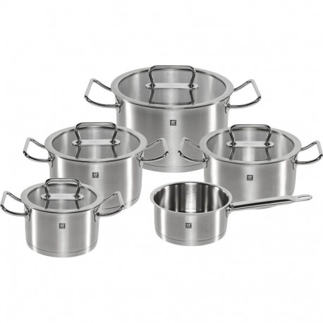 Zwilling Pro Cookware Set 5-piece Stainless Steel silver