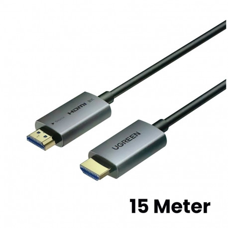 Cable HDMI-HDMI 15m (HDMI 2.1) optical hybrid 8K@60Hz 48Gbps ARC HD183 UGREEN