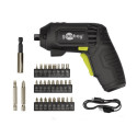 Goobay Tools Mini Cordless Screwdriver Set, 31 Pcs.