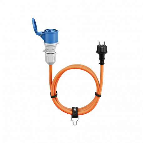 Goobay CEE Adapter Cable, CEE Coupler to Safety Plug (Type E/F), 1.5 m 1.5 m