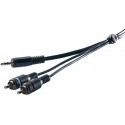 Vivanco kaabel Promostick 3,5mm - 2×RCA 1,5m (19320)