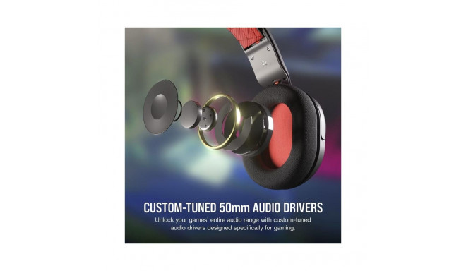 HS35 V2 stereo punane peakomplekt