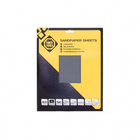 SAND PAPER MET NO1000 230X280 5PCS FT