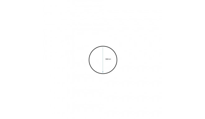 peegel ümmargune 60 cm raam MDF must