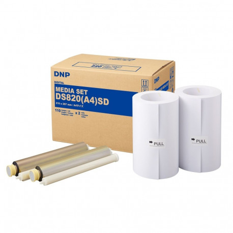 DNP Paper DMA4820 Premium 2 Rolls with 110 prints A4 for DS820