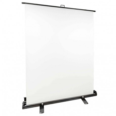 StudioKing Roll-Up Background Screen FB-150200FW 150x200 cm White