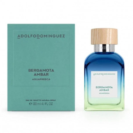 ADOLFO DOMINGUEZ AGUA FRESCA BERGAMOTA AMBAR EAU DE TOILETTE 120ML VAPORIZADOR