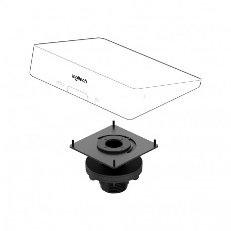 LOGITECH Tap Table Mount Video conferencing controller mounting kit for Room Solution Base Bundle Hu