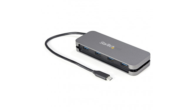 StarTech USB-C jaotur 4 porti USB-A 28,5cm kaabel, hõbedane