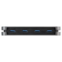 "StarTech Startech USB-C Hub 4Port USB-A 28,5cm Kabel silber"