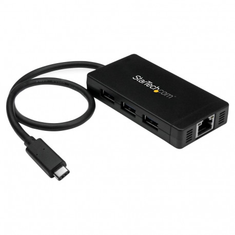 "StarTech 3PT USB 3.0 HUB - USB-C + GBE"