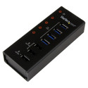 "StarTech 4PT USB3 HUB PLUS 3 CHARGE PTS"