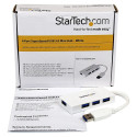 "StarTech WHITE 4 PORT MINI USB 3.0 HUB"