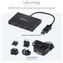 "StarTech MST HUB - 4-PORT DISPLAYPORT"