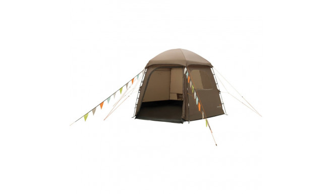 "Easy Camp Kuppelzelt Sandland Yurt (braun, fr 6 Personen, Modell 2025)"