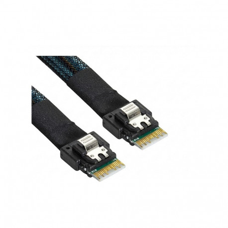 "Supermicro Breakout Kabel CBL-MCIO-1275S4Y MCIO x8 (STR) auf 2x SlimSAS x4 (STR) SFF8654 75/75cm"