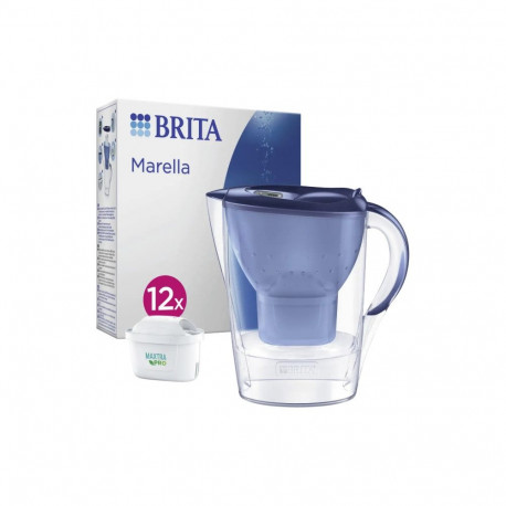 "BRITA Tischwasserfilter Marella *blau* inkl. 12 Filter"