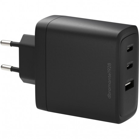 "dbramante1928 re-charge - Netzteil - 100 Watt - 3 Ausgabeanschlussstellen (2 x USB-C, USB) - Schwar