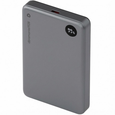 "dbramante1928 re-charge - Induktive Power Bank - 5000 mAh - 20 Watt - 3 A (24 pin USB-C) - Grau"
