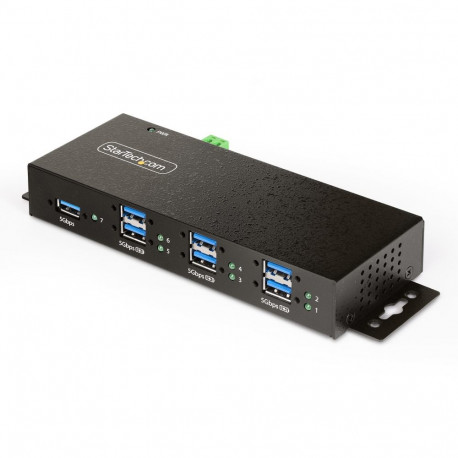 "D StarTech 7PT MANAGED INDUSTRIAL USB HUB"