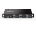 "D StarTech 7PT MANAGED INDUSTRIAL USB HUB"