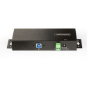 "D StarTech 7PT MANAGED INDUSTRIAL USB HUB"