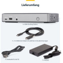 "D StarTech 3X MONITOR USB4 DOCK 100W PD"