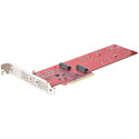 "D StarTech DUAL M.2 PCIE SSD ADAPTER CARD"