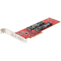 "D StarTech DUAL M.2 PCIE SSD ADAPTER CARD"