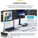 "D StarTech TRIPLE MONITOR DOCKING STATION"