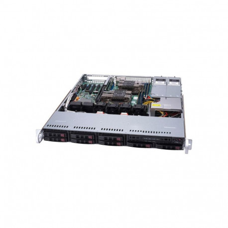"Barebone Server Supermicro 1U Dual 3647; 8 Hot-swap 2.5""; 600W Redundant Platinum; Super Server 10