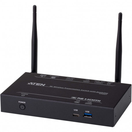 "ATEN VP2021 4K Wireless Presentation Switch mit Quad View"