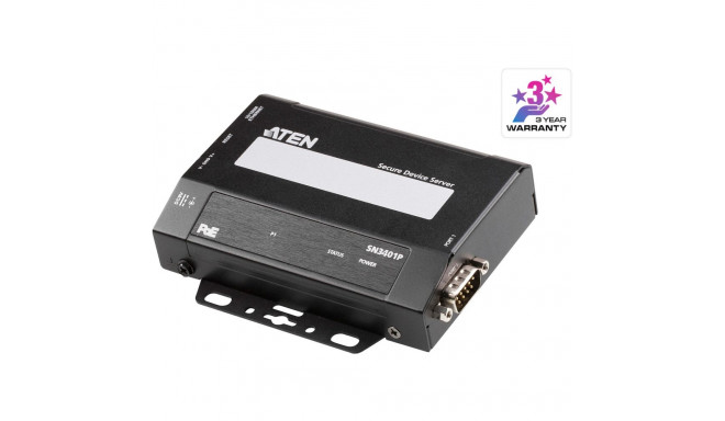 "ATEN SN3401P 1-Port RS-232/422/485 Secure Device Server mit PoE"
