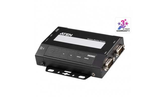 "ATEN SN3002 2-Port RS-232 Secure Device Server"