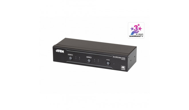 "ATEN VM0202H 2 x 2 4K HDMI Audio/Video Matrix Switch"