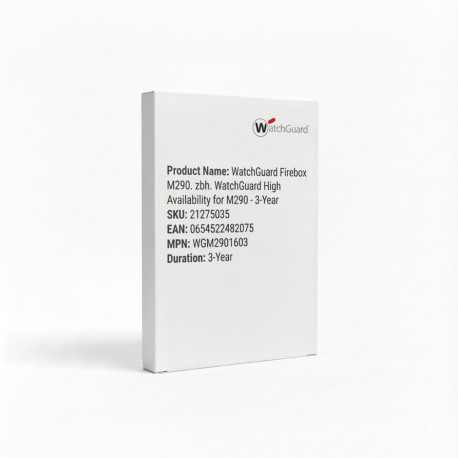 WatchGuard Firebox M290 kõrgkäideldavus, 3-aastane