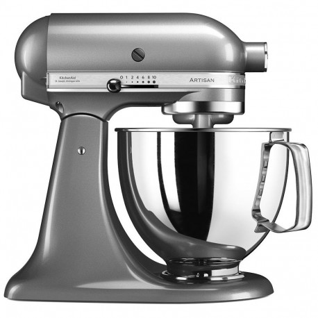 "KitchenAid Küchenmaschine 300W - 5KSM125ECU Artisan silbergrau"