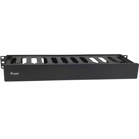 "Equip 19"" Kabelmanagement Panel abnehmbare Heckplatte sw"