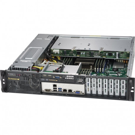 "2HE Supermicro Gehäuse SuperChassis 2U CSE-823MTQC-R802LPB"