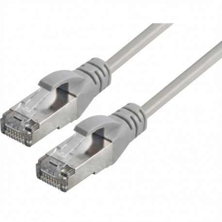 "Captiva Kabel Patchkabel CAT 8 Kabel fr Netzwerk, LAN und Ethernet 2m grau"