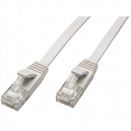 "Captiva Kabel Patchkabel CAT 6a Kabel fr Netzwerk, LAN und Ethernet 1m wei"