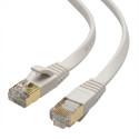 "Captiva Kabel Patchkabel CAT 8 Kabel fr Netzwerk, LAN und Ethernet 1m wei"