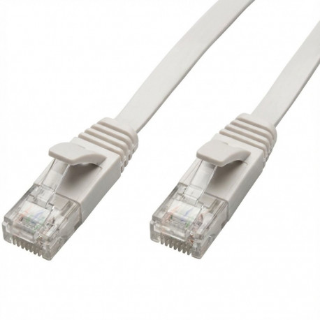 "Captiva Kabel Patchkabel CAT 6a Kabel fr Netzwerk, LAN und Ethernet 0,5m wei"