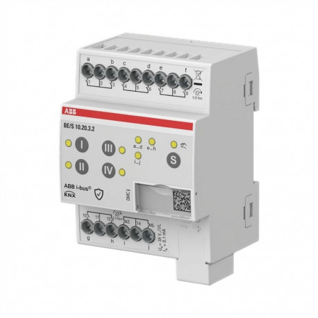 "ABB BE/S10.20.3.2 Binäreingang 10fach Kontaktabfrage manuelle 2CDG110277R0011"