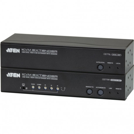 "ATEN CE775 USB VGA Dual View KVM Extender"