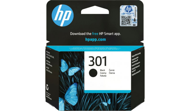 "HP 301 BLACK ORIGINAL INK"